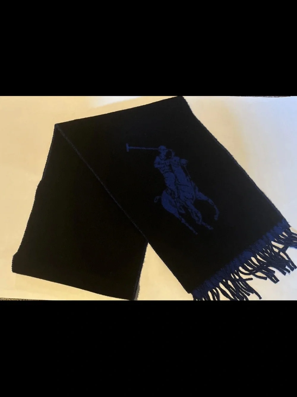 Polo by Ralph Lauren Royal Blue Polo Player Logo Scarf